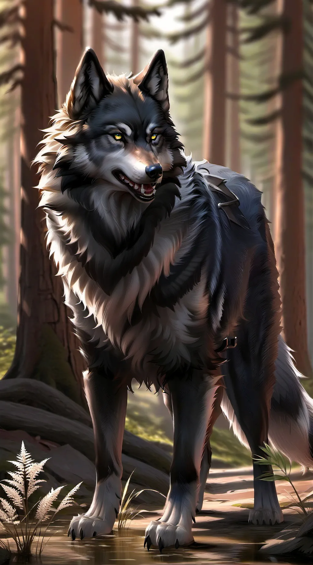 ai character: Shadow background