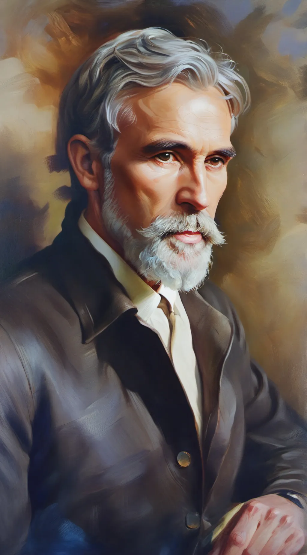 ai character: notebook background