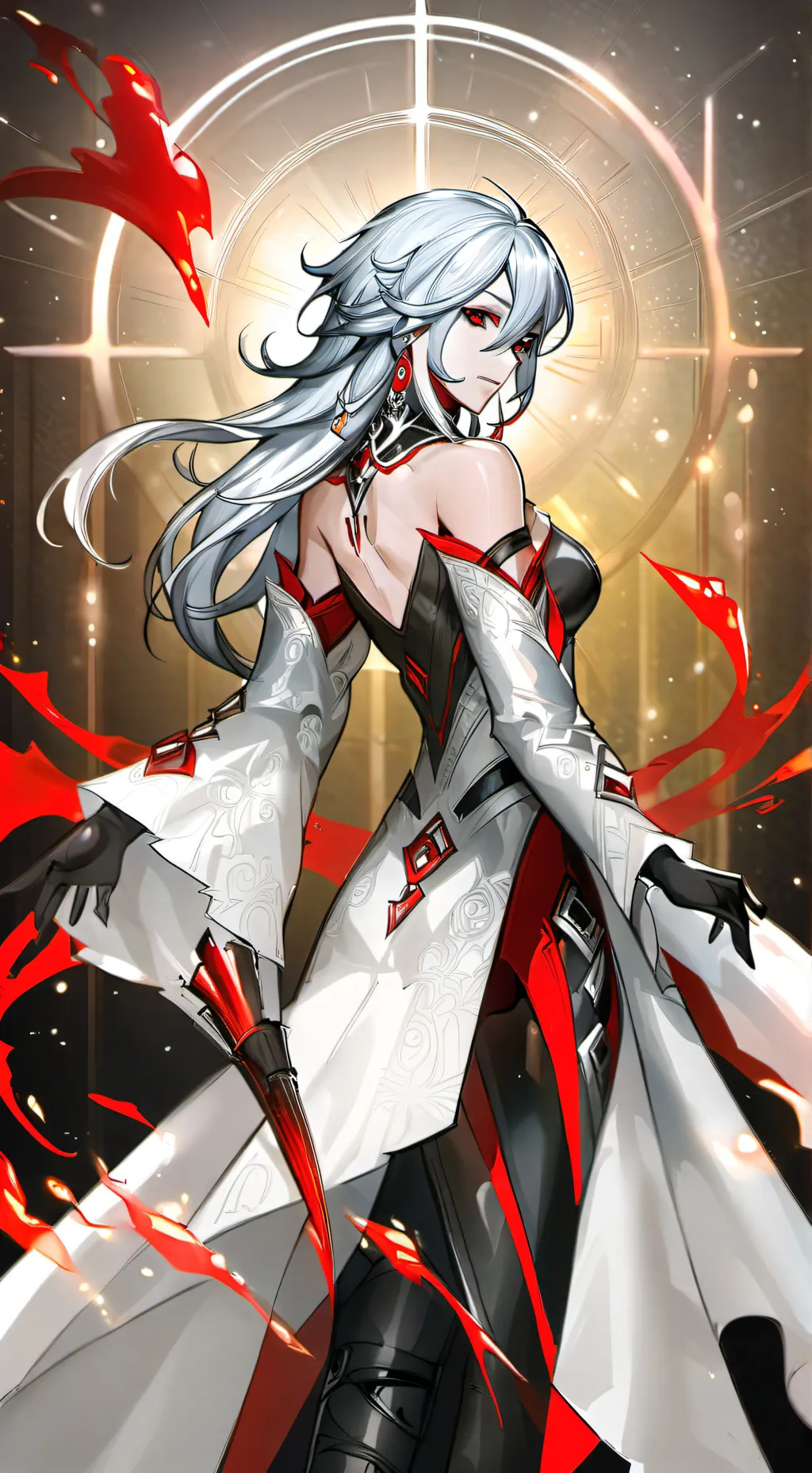 ai character: Arlecchino background