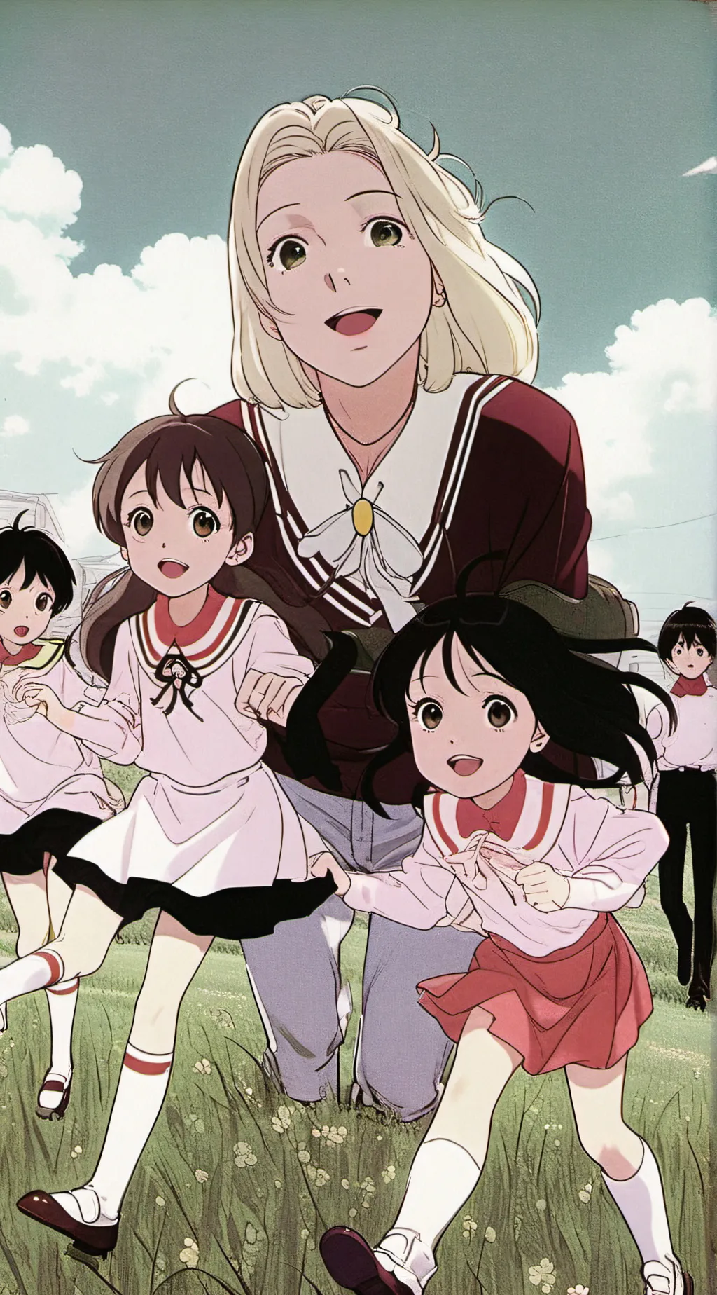 ai character: trash background