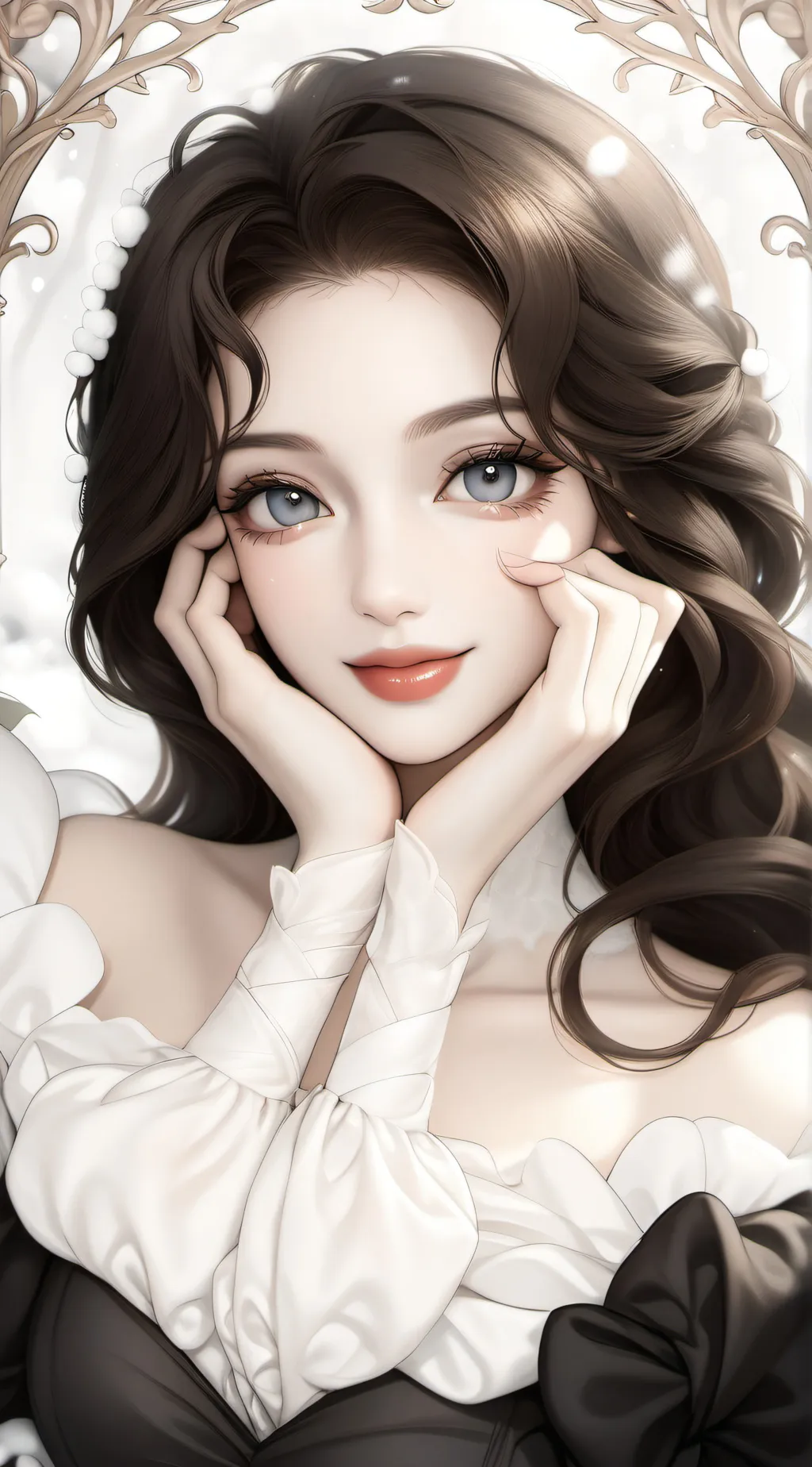 ai character: Samantha +🎀’-*. background