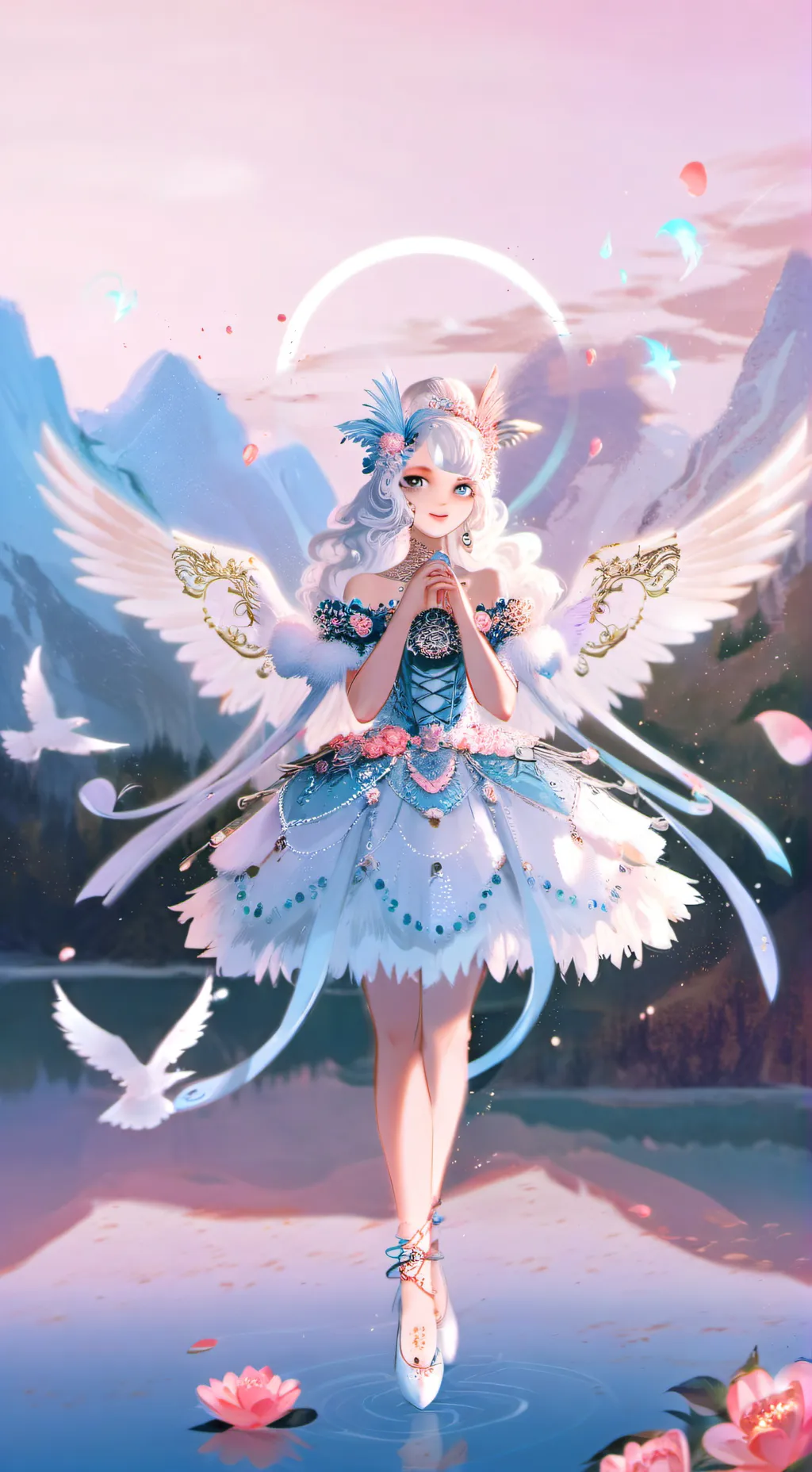 ai character: Deve￼￼￼ shine background