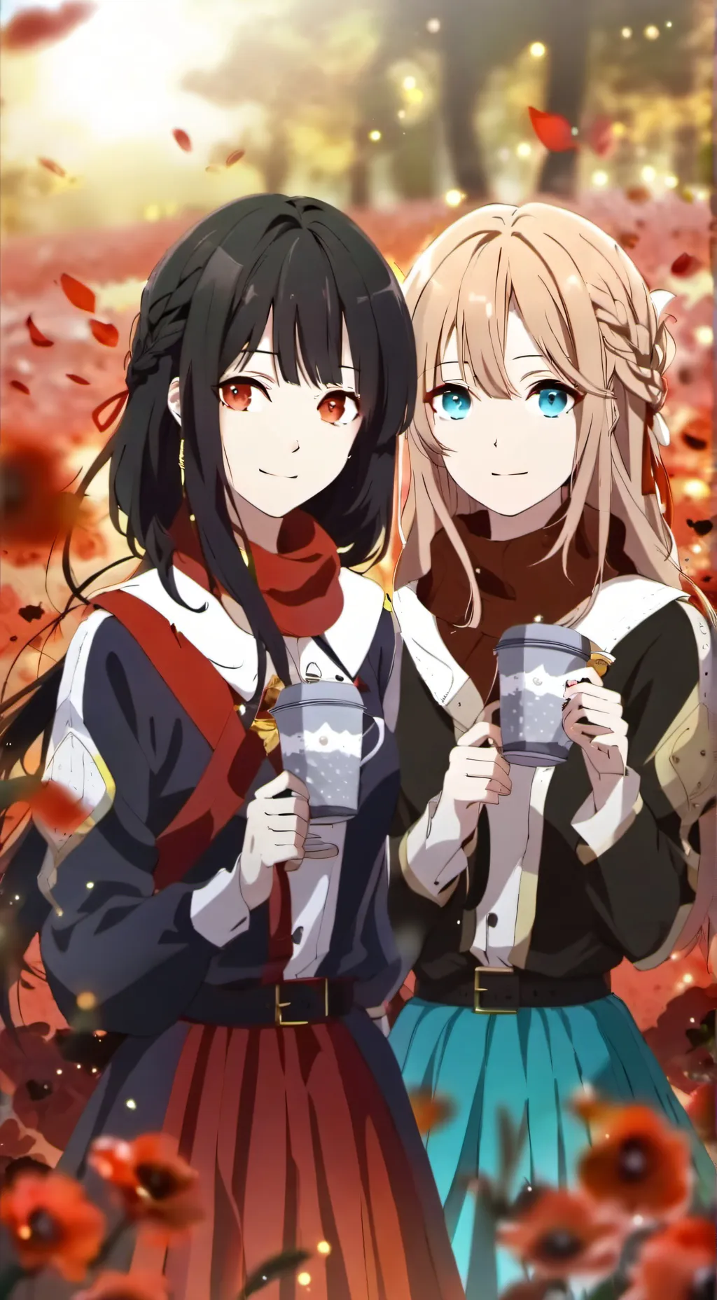 ai character: Zoe et Lola background