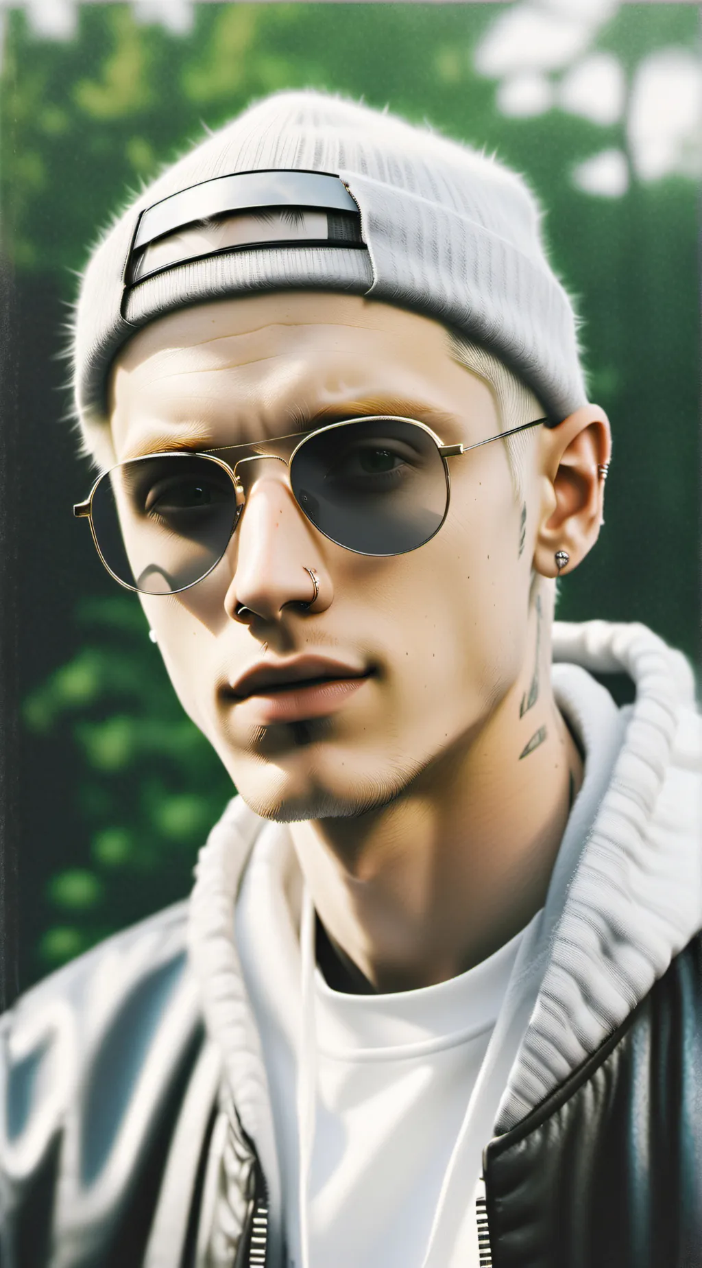 ai character: slim shady  background