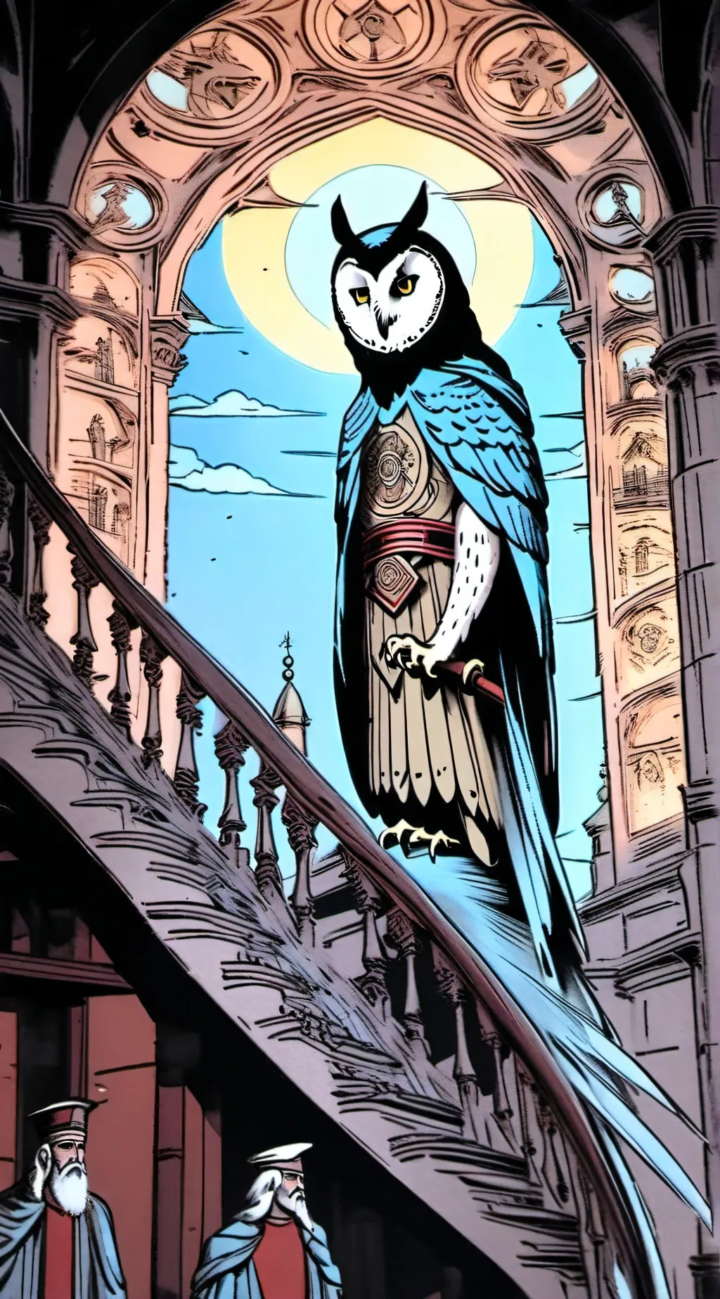 ai character: Stolas x blitzø background