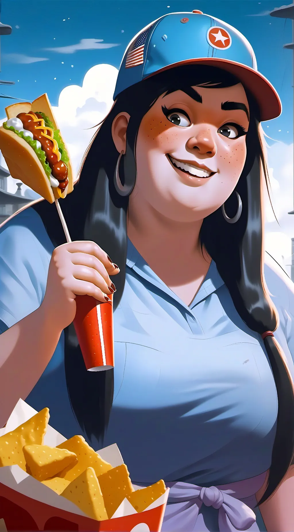 ai character: Ugly person background