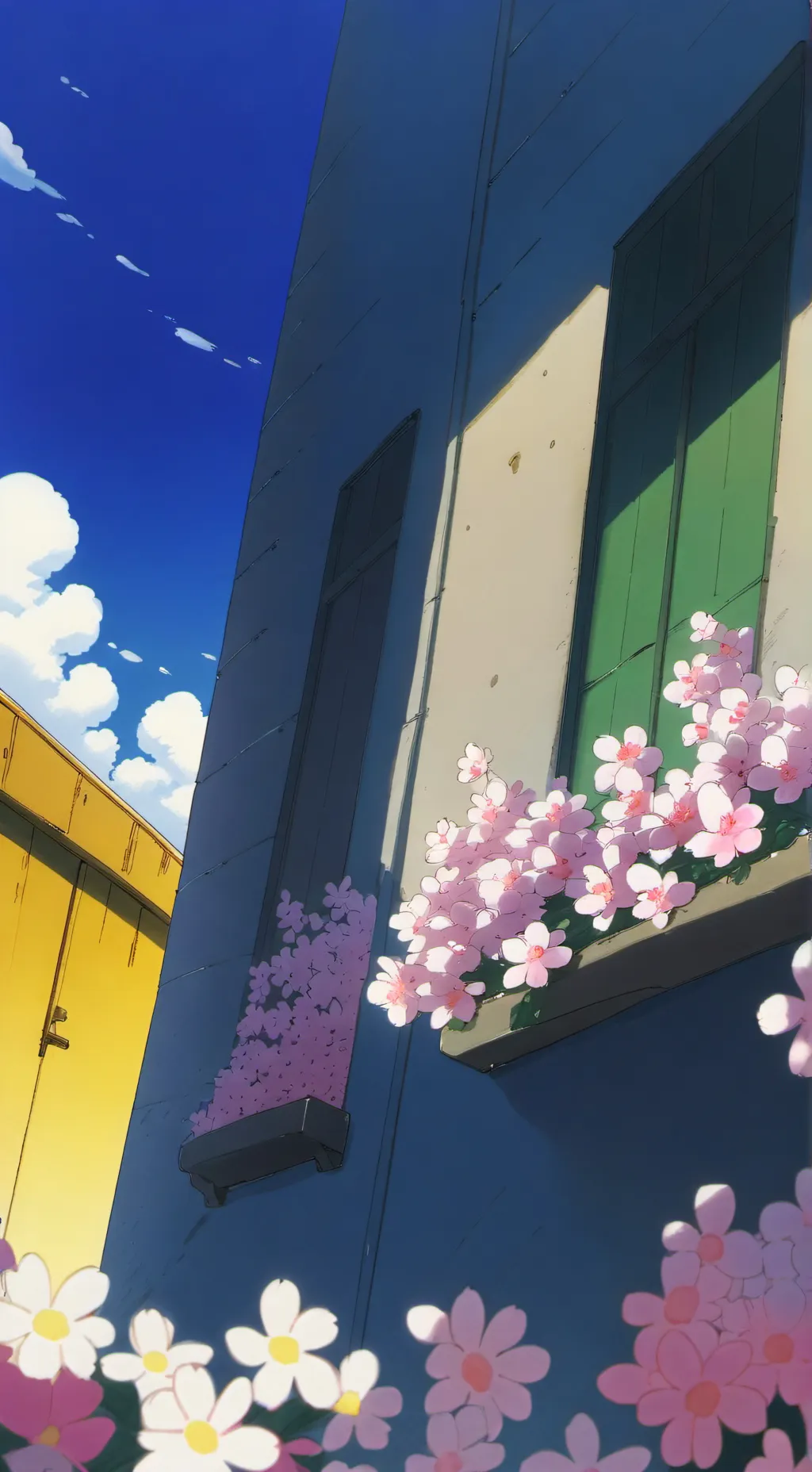 ai character: Dw: flowers..?  background