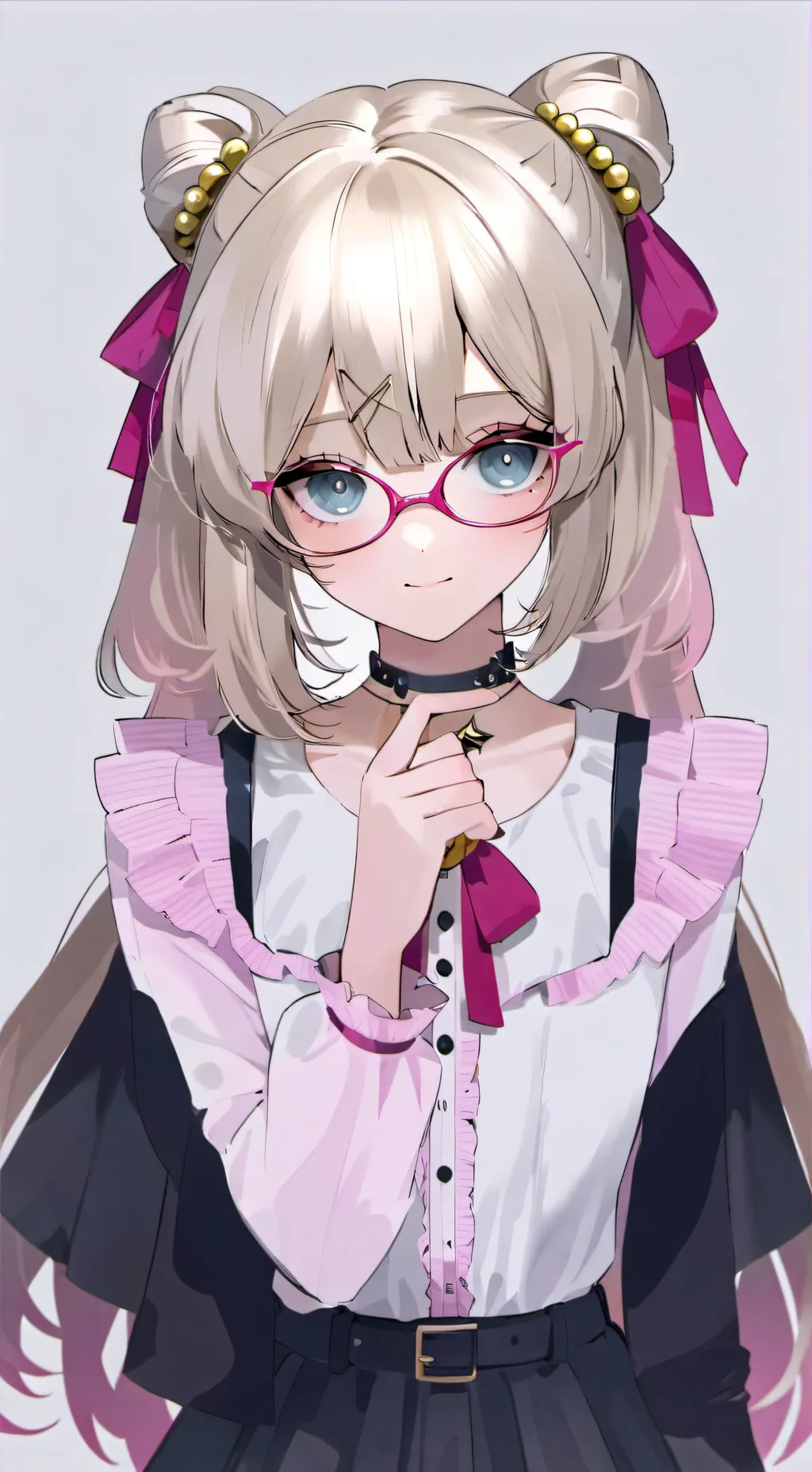 ai character: Japanese doll background