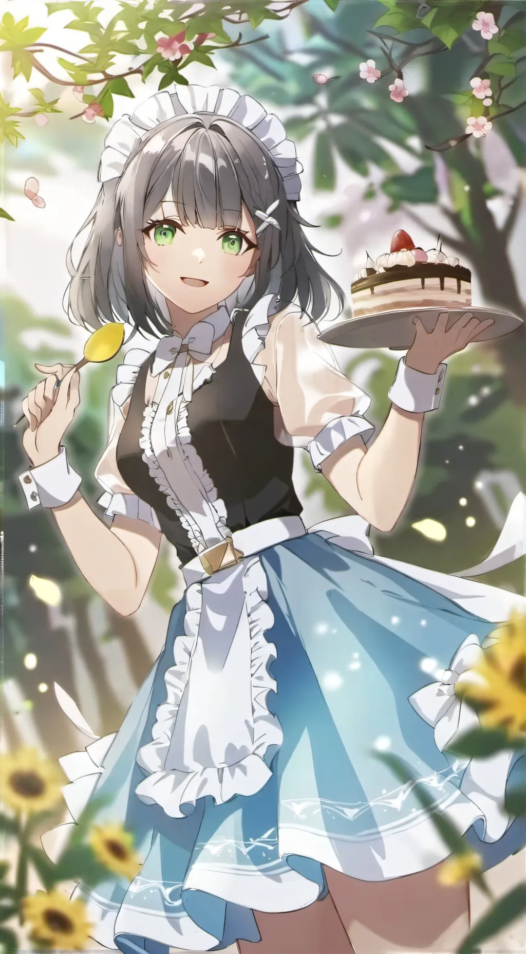 ai character: maid background