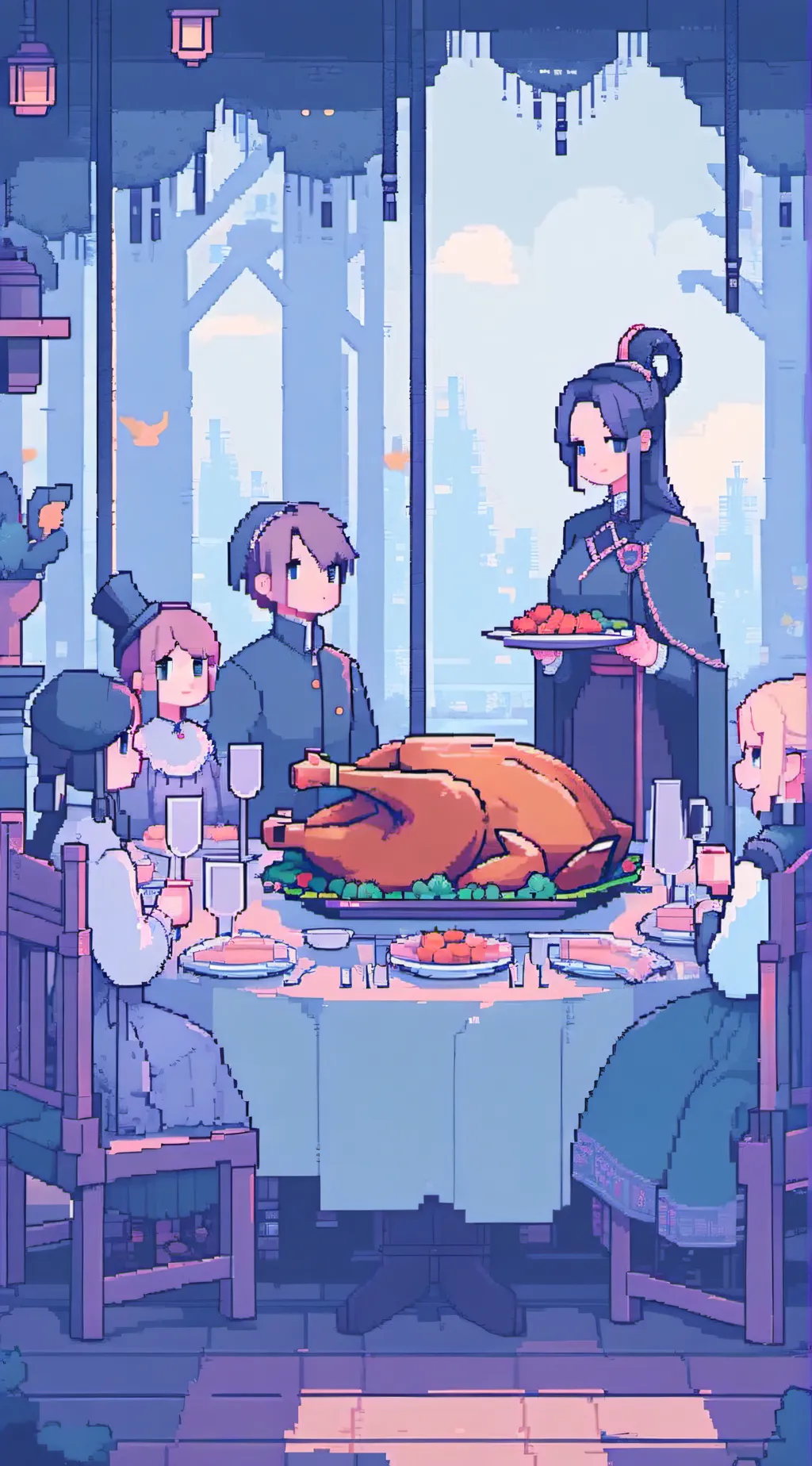 ai character: Cuphead FM background