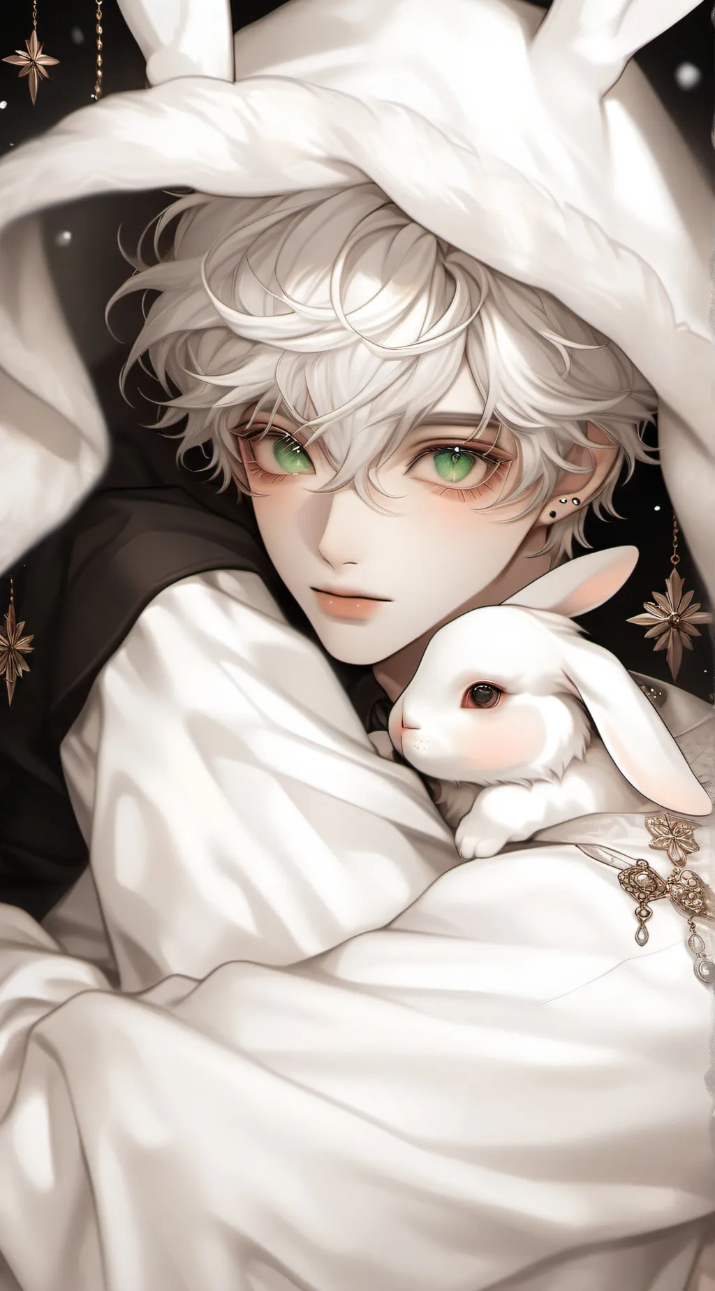 ai character: Snow Frost  ❄ background