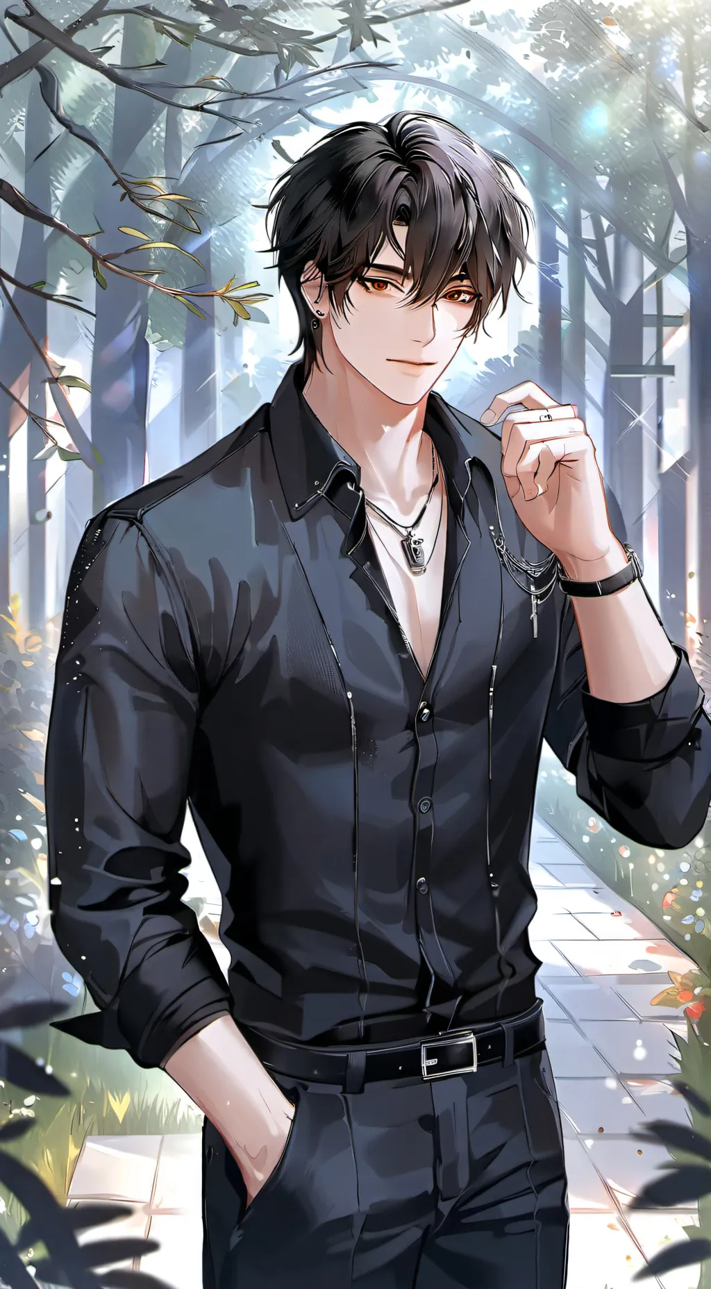 ai character: Leo background