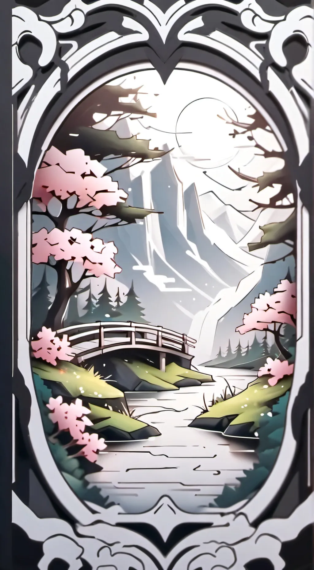 ai character: Fpe but cat's  background