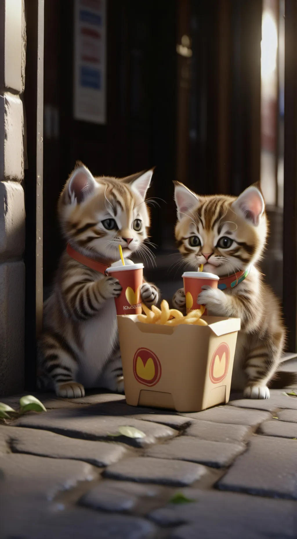 ai character: gatitos background