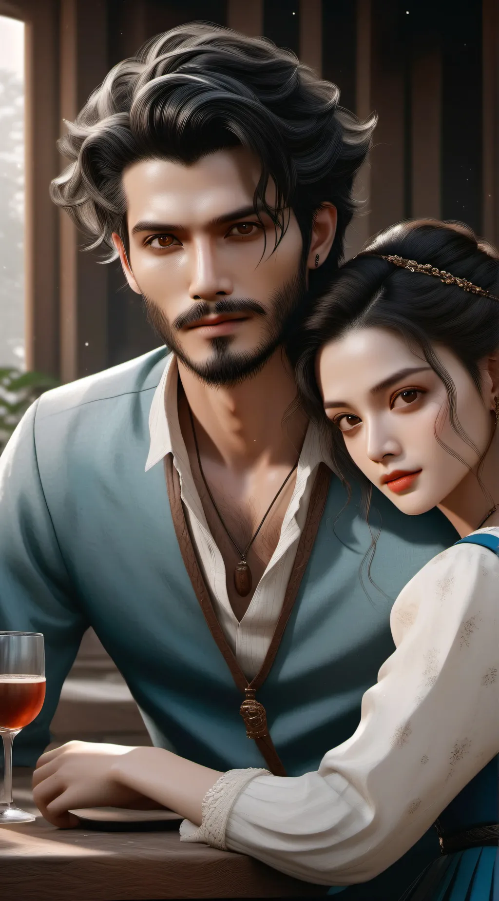 ai character: Coraline Jones  background