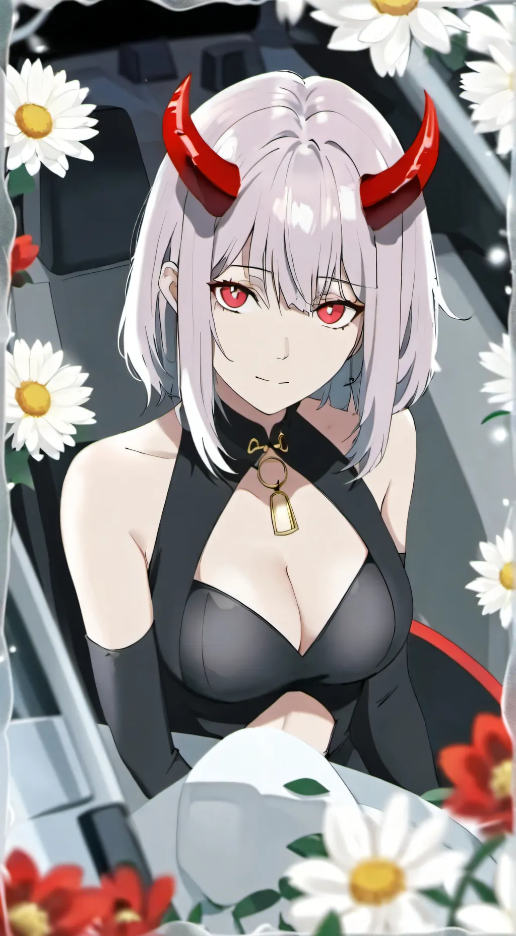 ai character: Zero Two 02 background