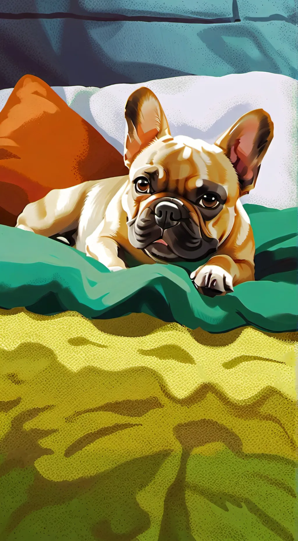 ai character: Polly Bark Woof Nu background