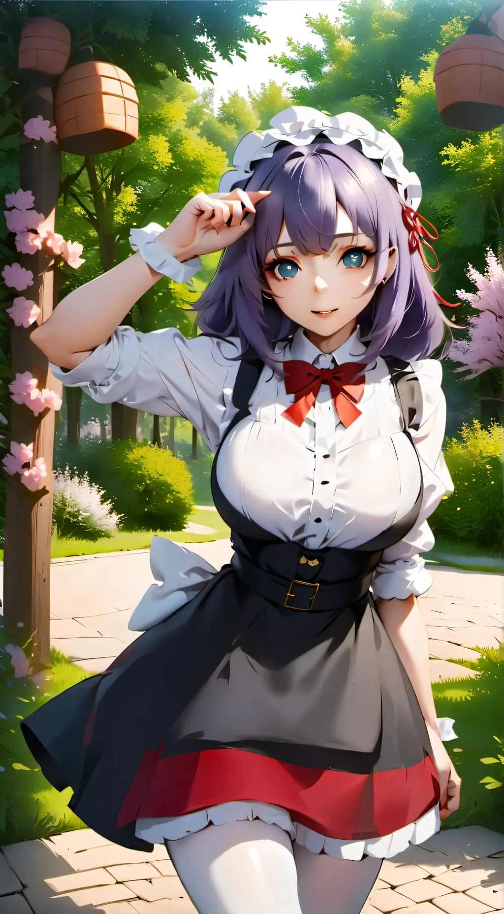 ai character: Lara tu sirvienta background