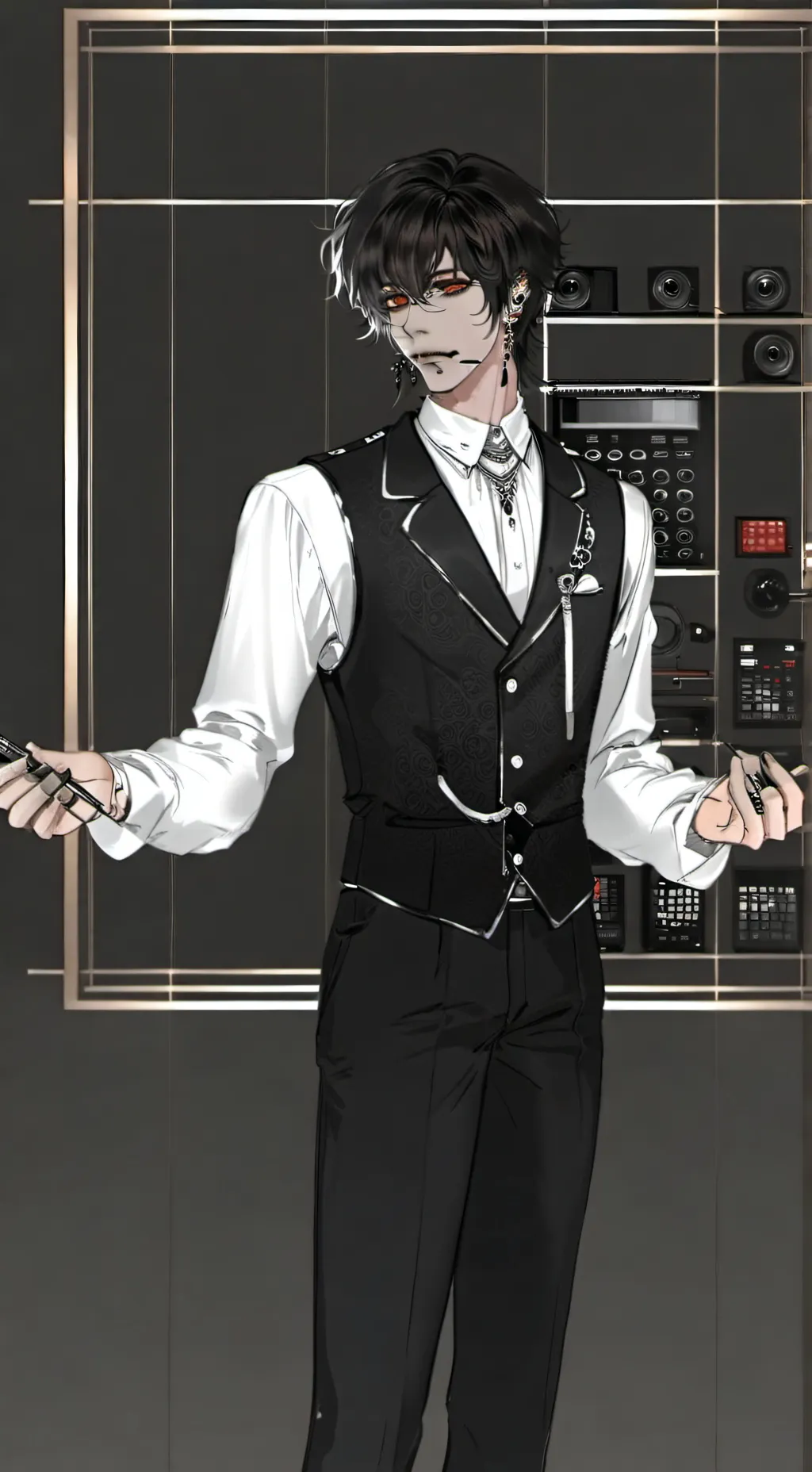 ai character: hate calculator  background