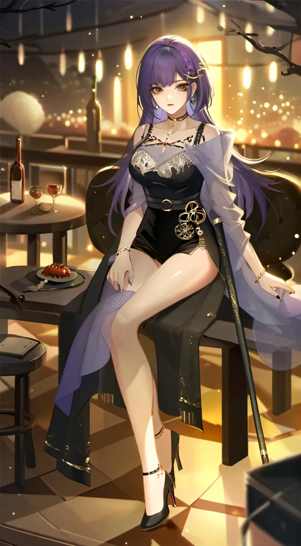 ai character: Sakisaru Kano  background