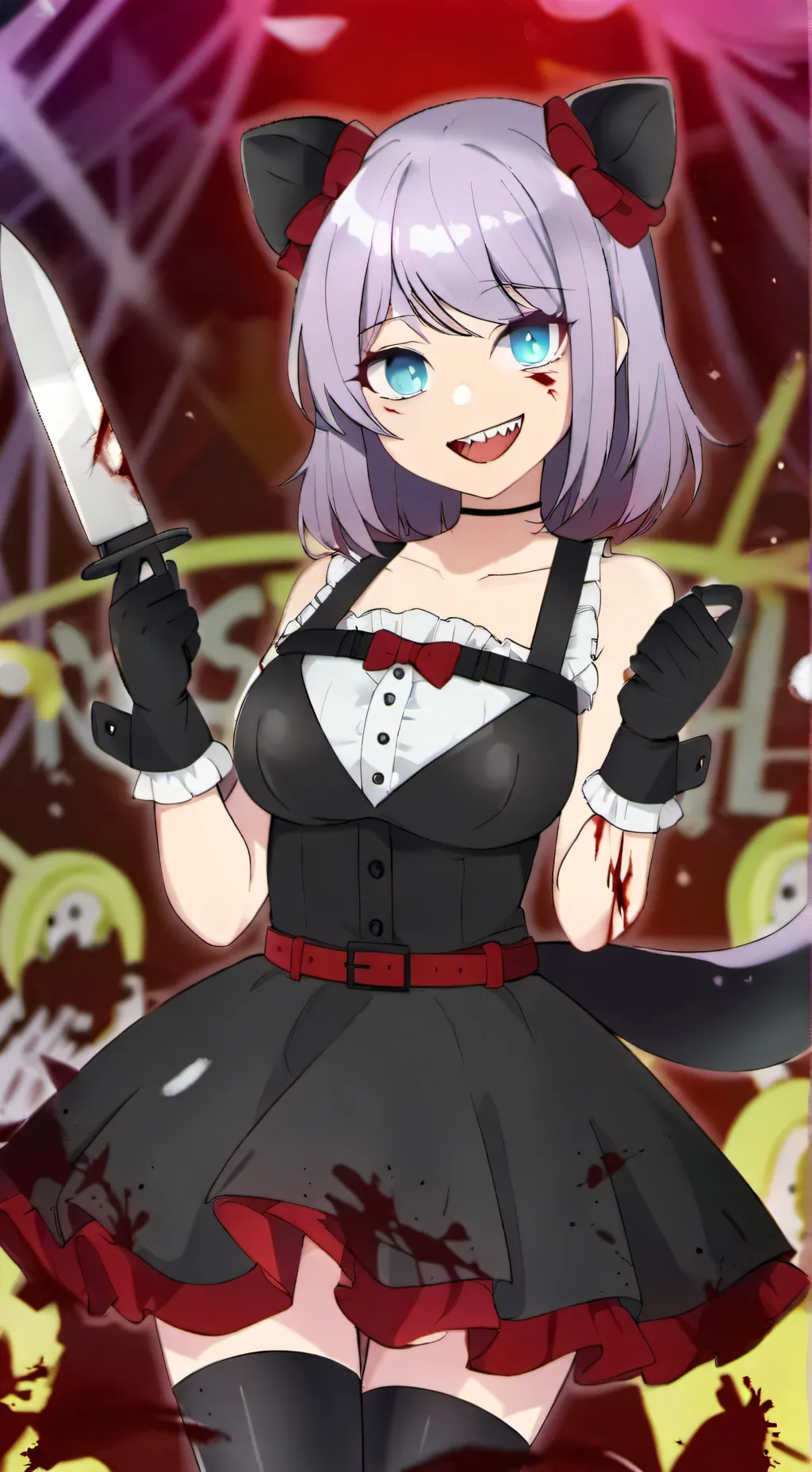 ai character: My oc Sprunki background