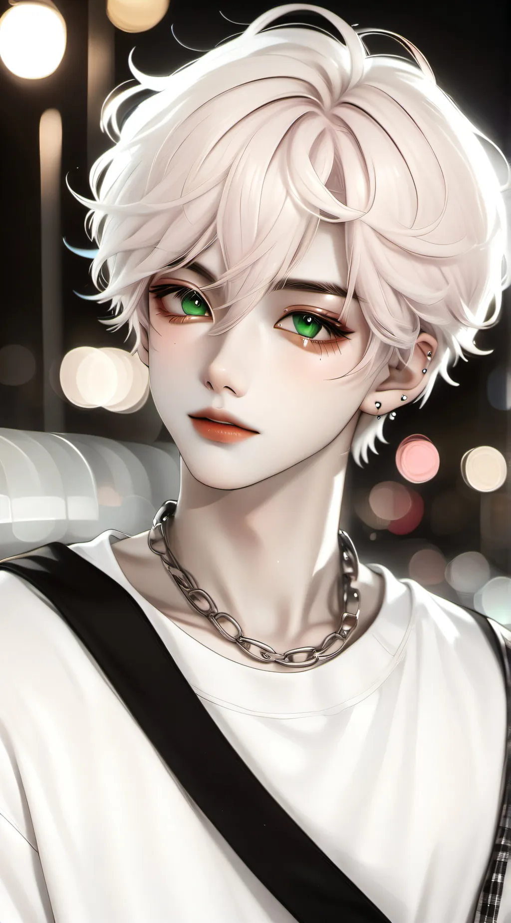 ai character: Justin~~🔥 background