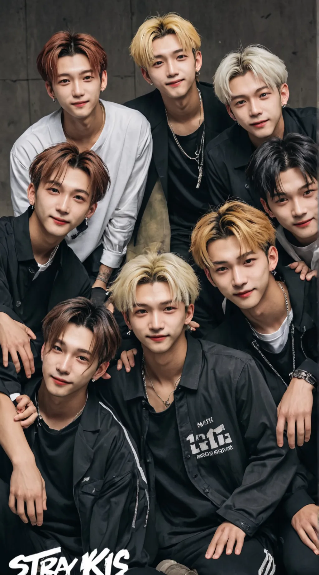 ai character: Skz at home background