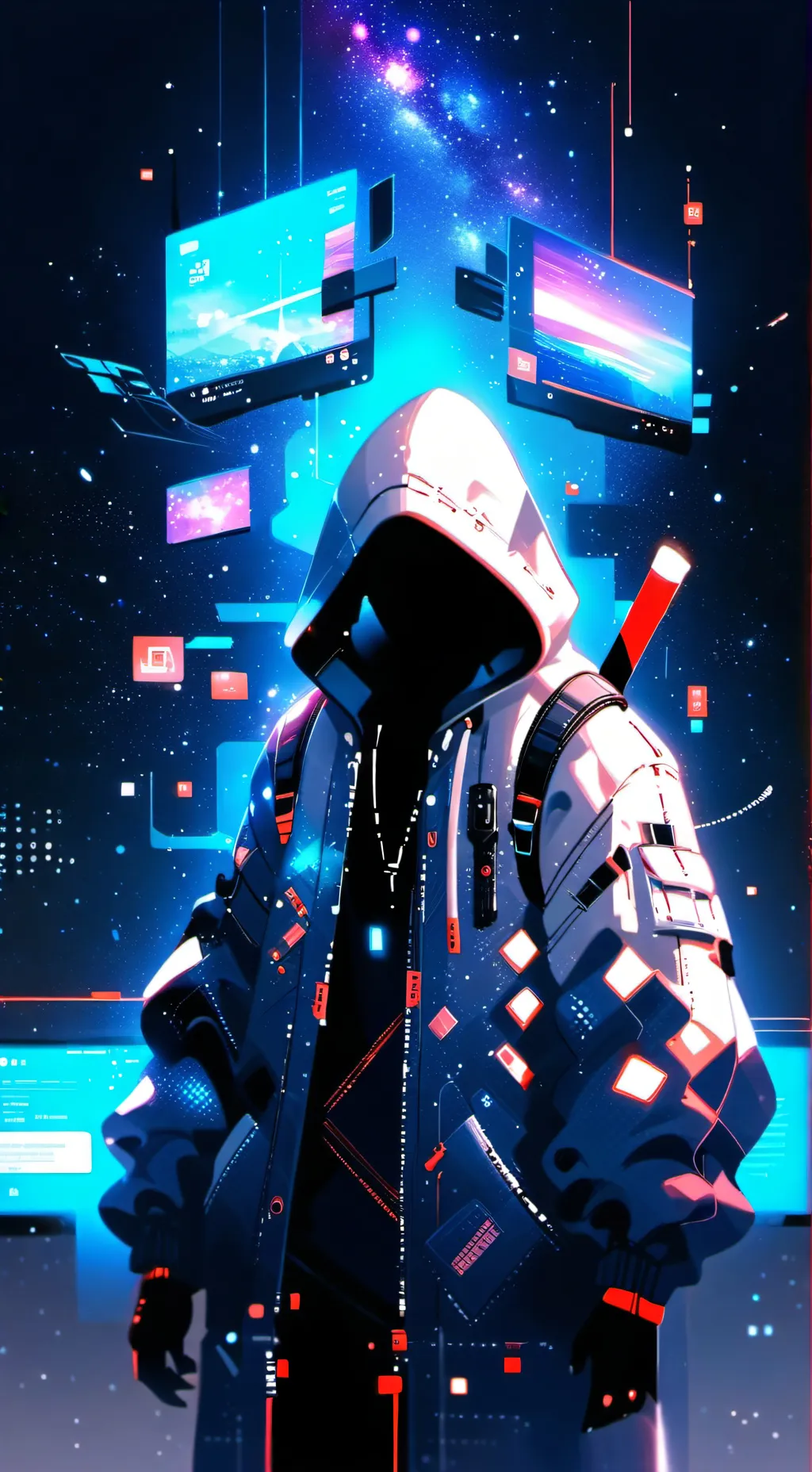 ai character: hacker background