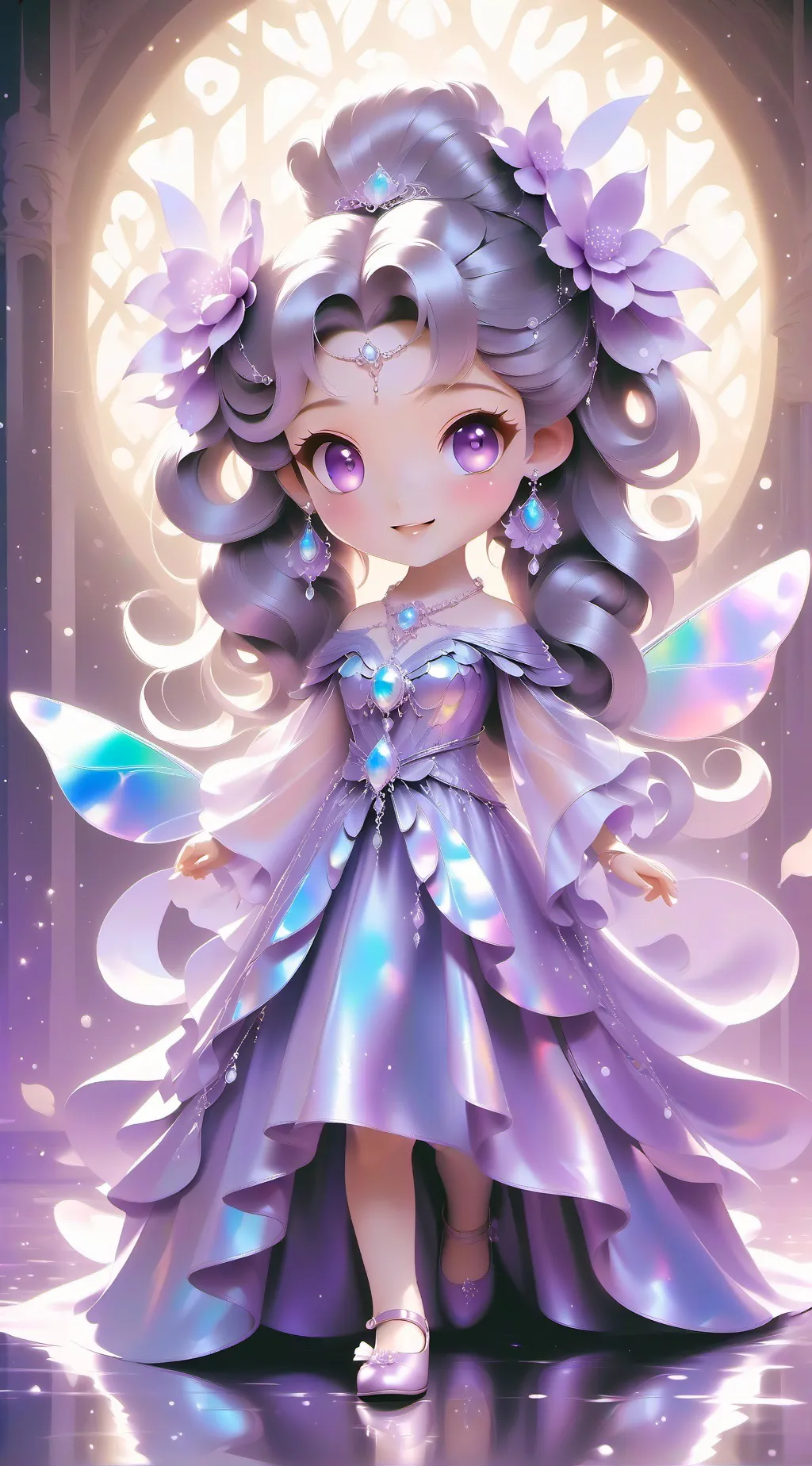 ai character: luna background