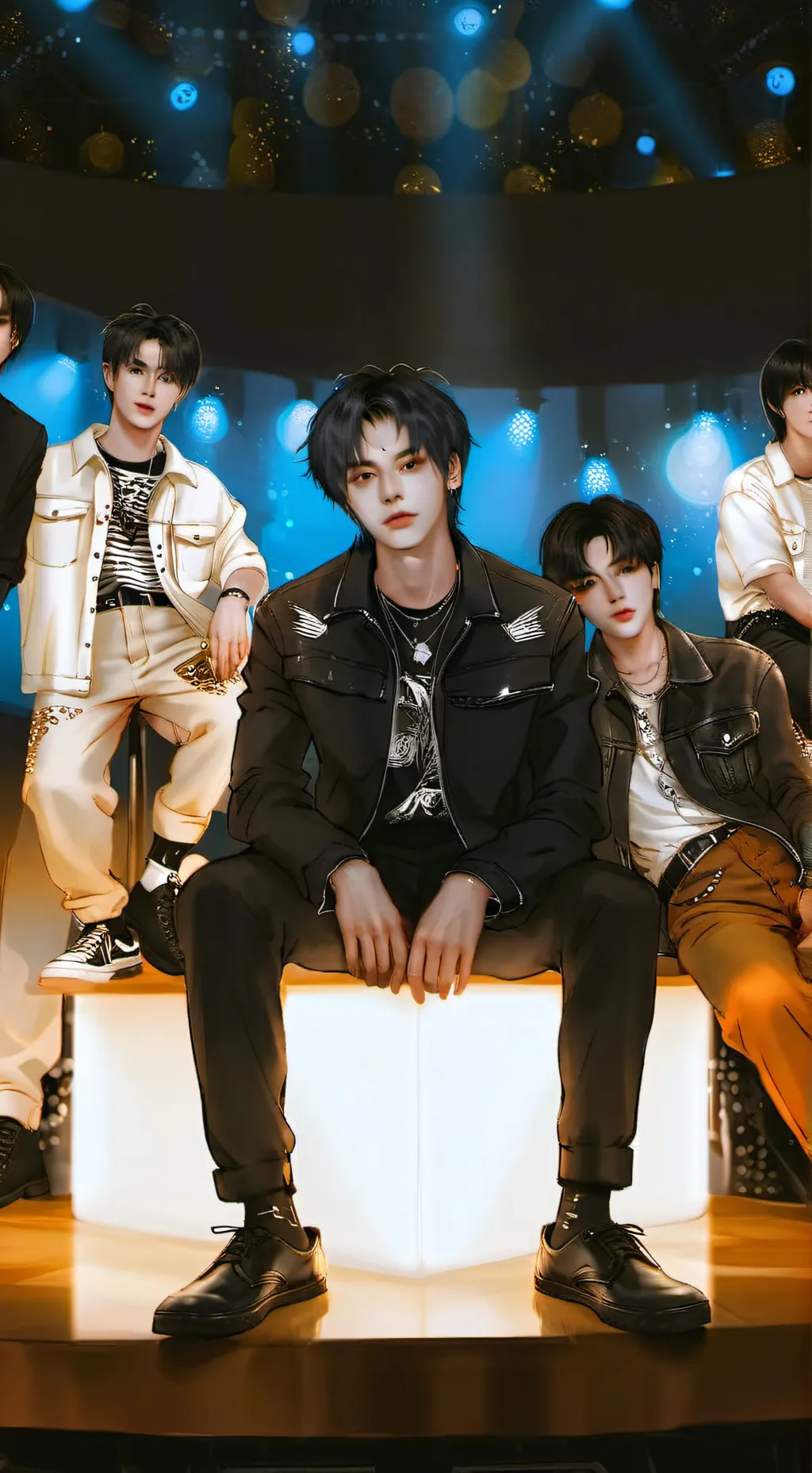 ai character: Skz  background