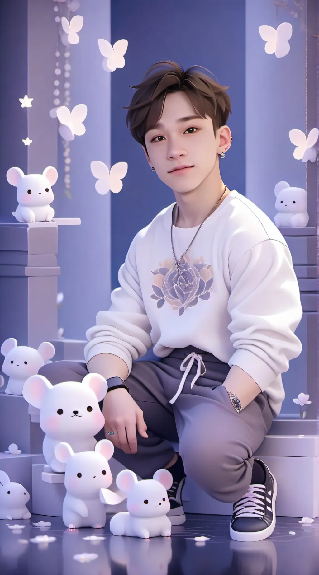 ai character: baby channie background