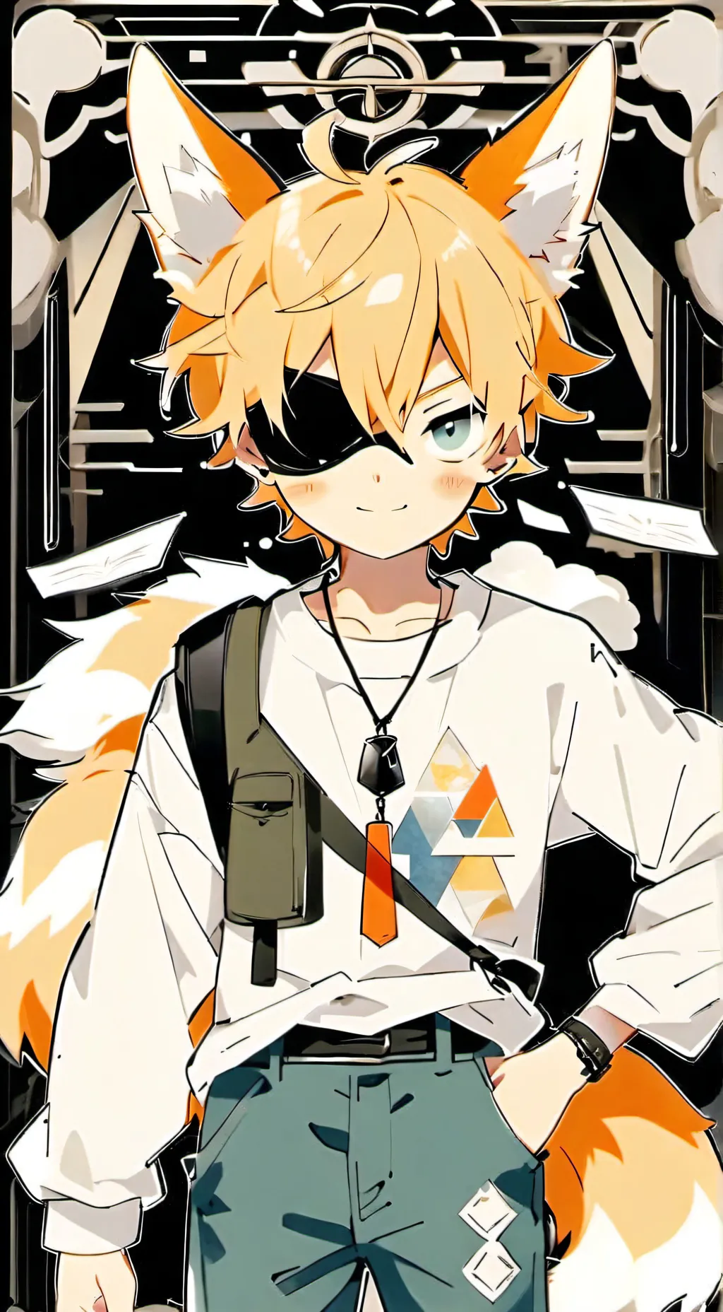 ai character: foxy  background