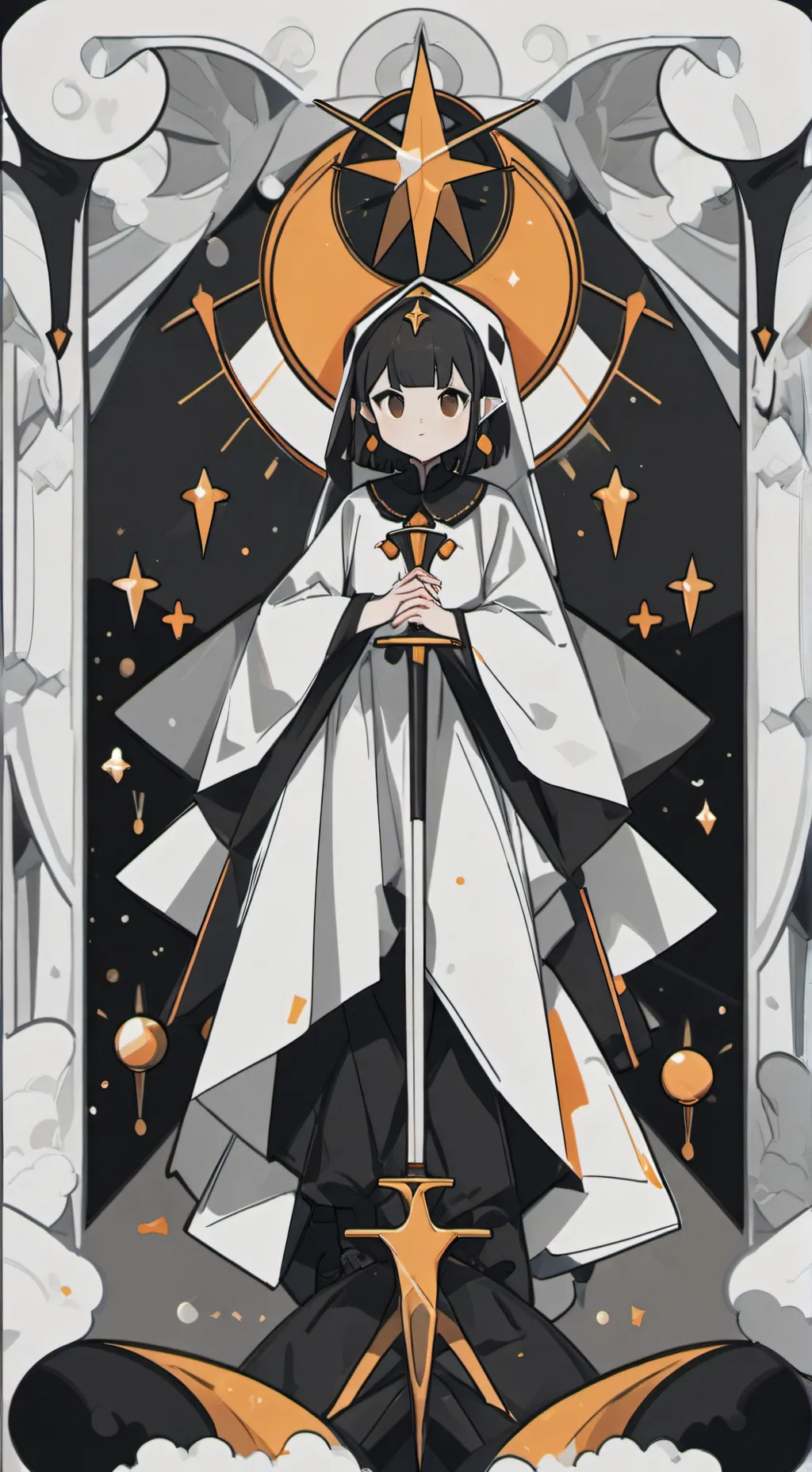 ai character: goddess background