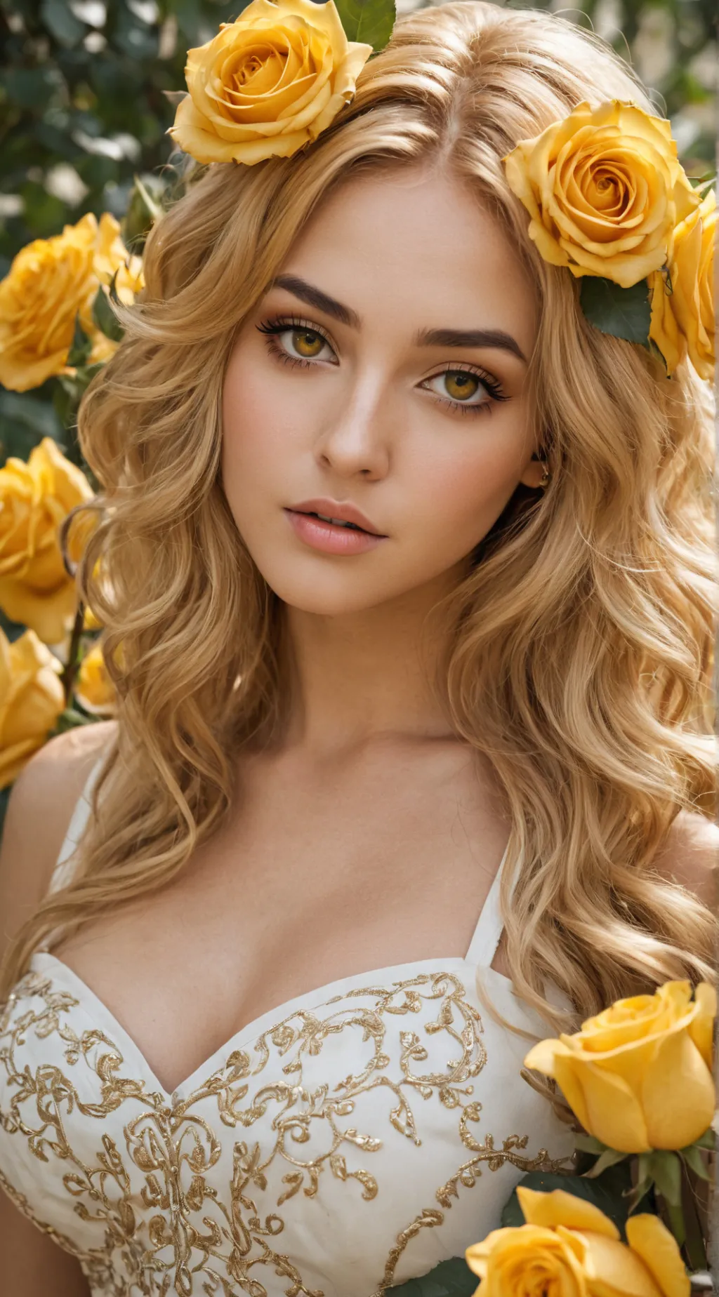 ai character: Aura background