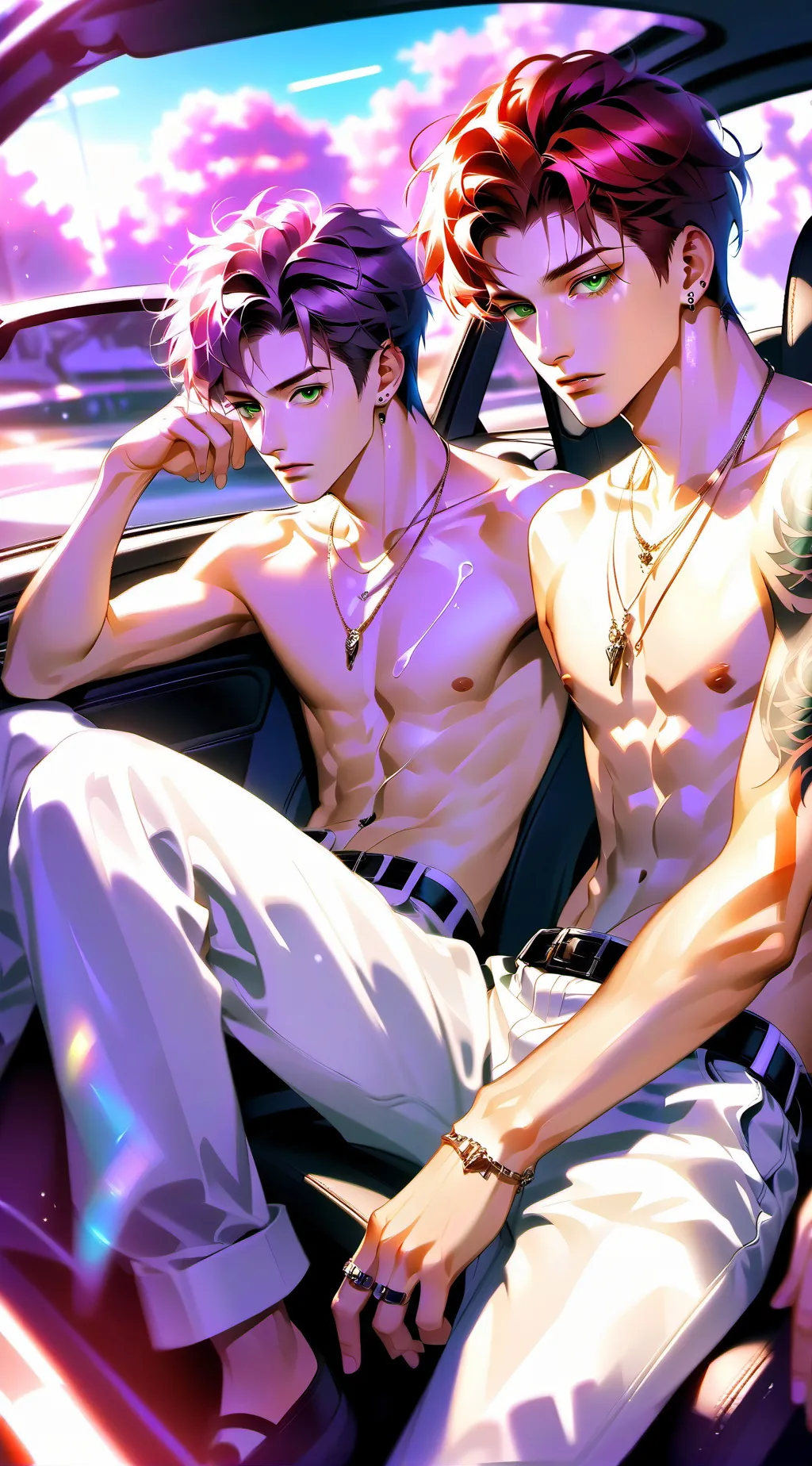 ai character: Harry and Kiro~~ background