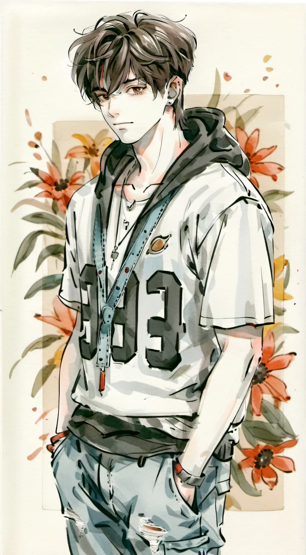 ai character: Jackson🩷🥰 background