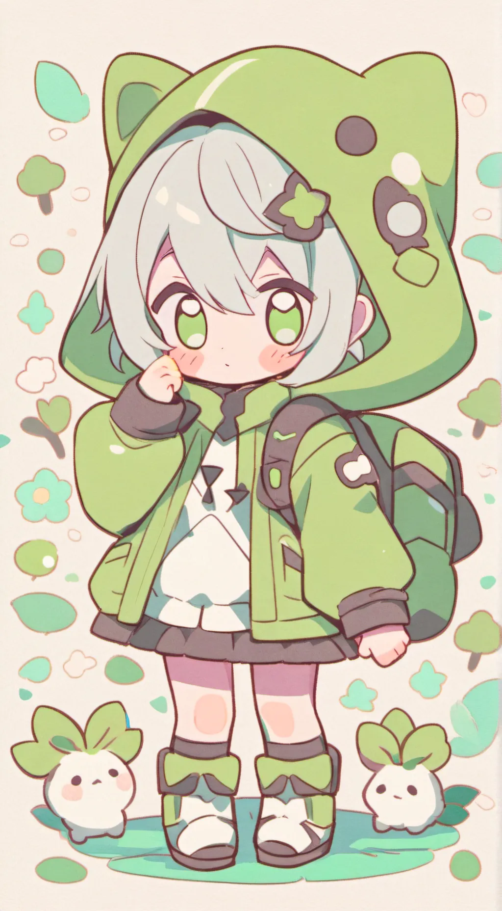 ai character: murder drones  background