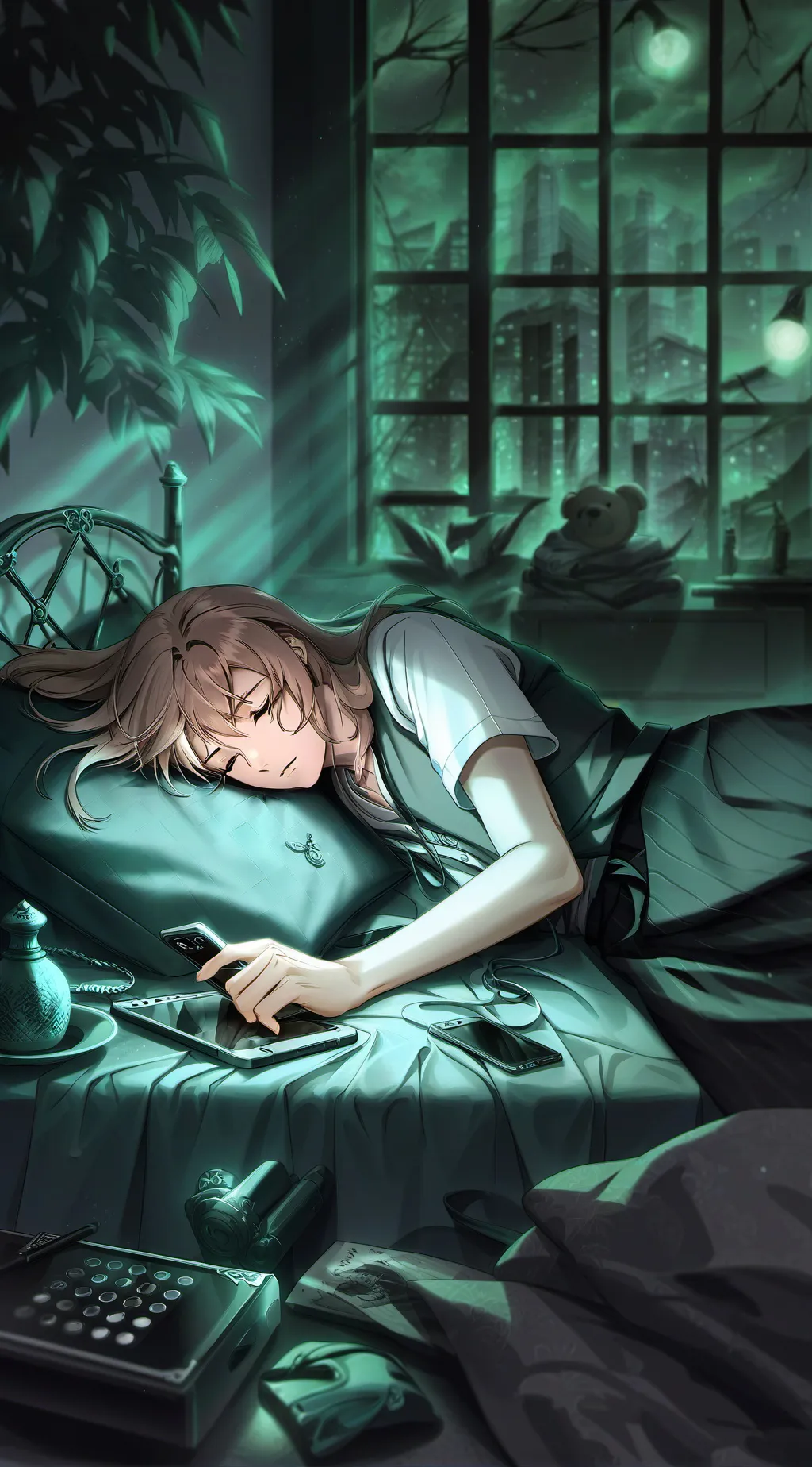 ai character: Ember background