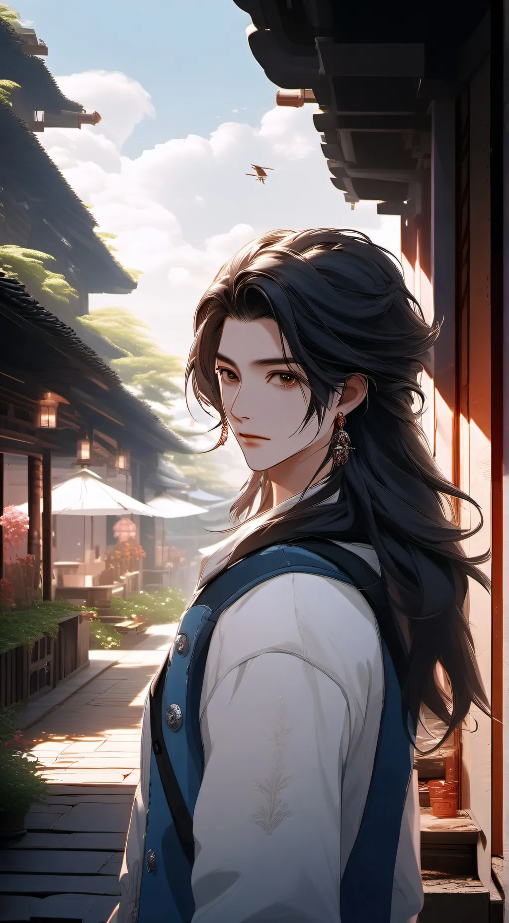 ai character: vin background