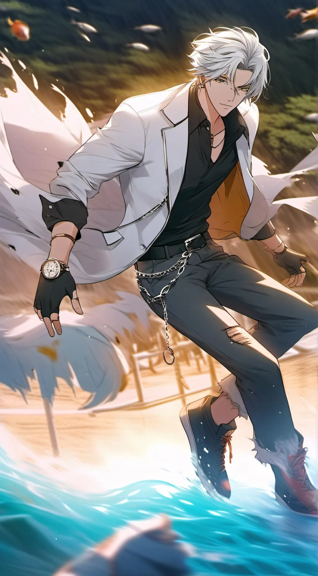 ai character: ᴛʜᴇ ʏᴏᴜɴɢᴇsᴛ ᴋɪɴɢ? background