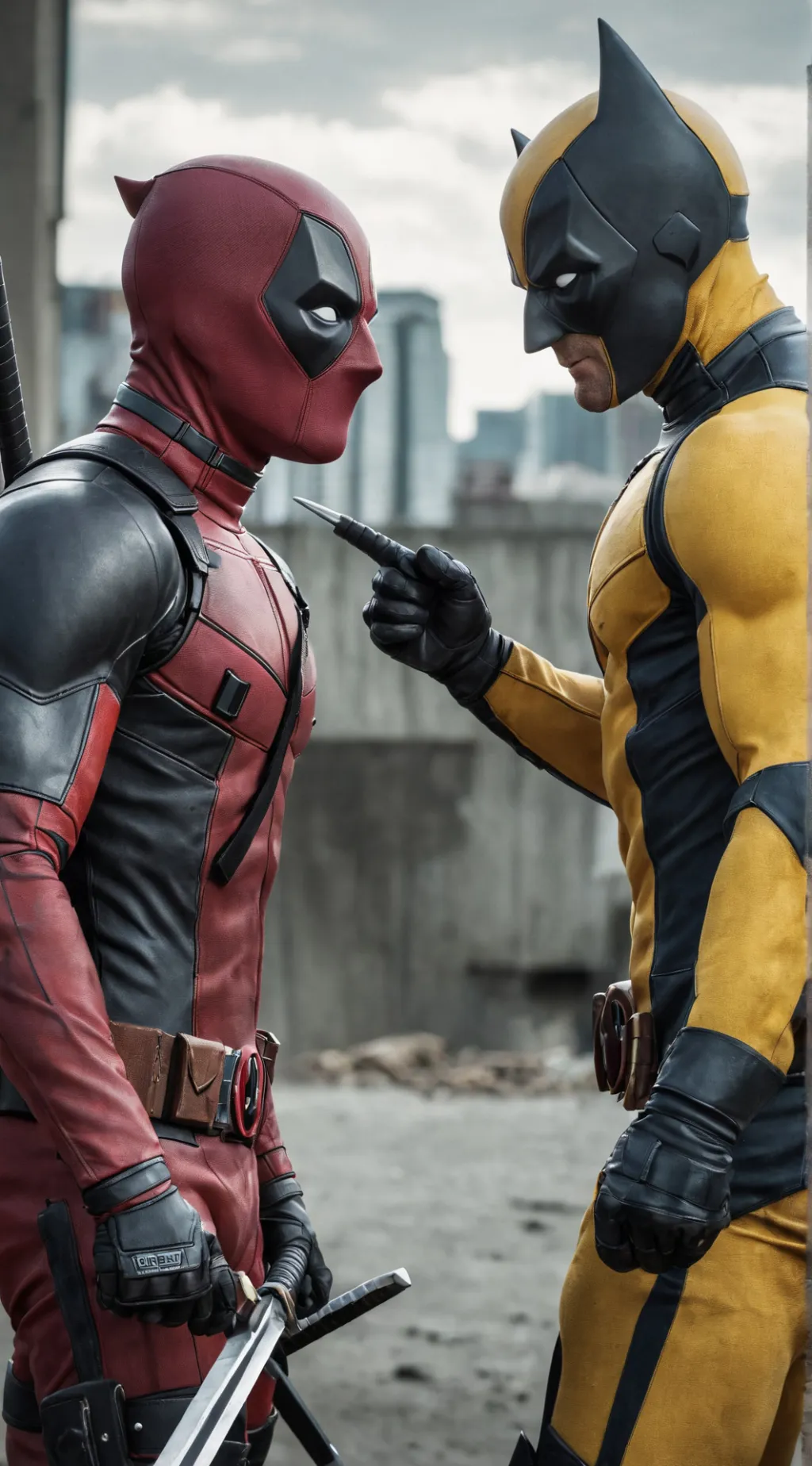 ai character: wolverine  background