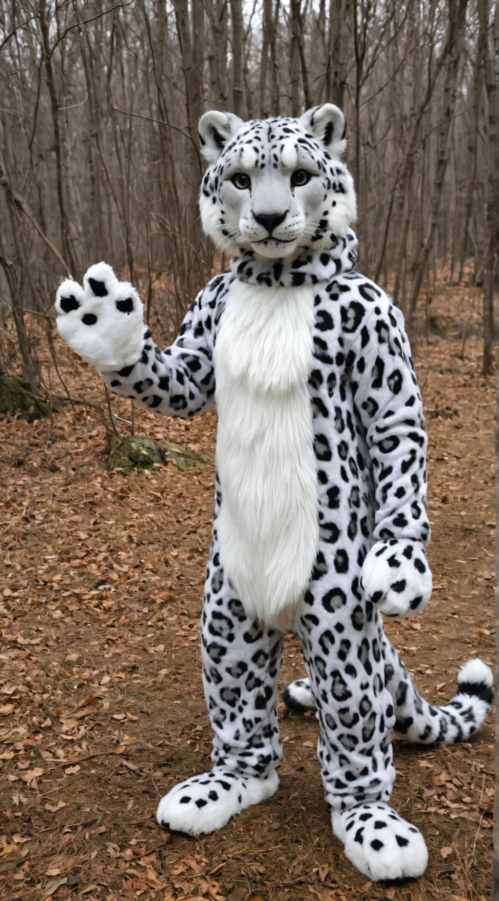 ai character: fursuit  background