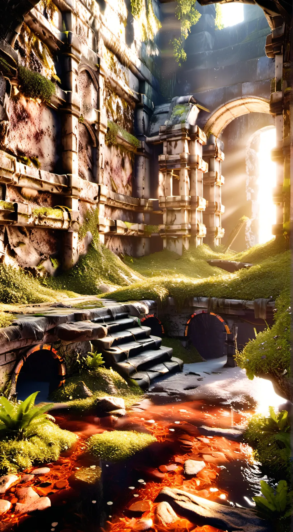 ai character: Weird Dungeon background