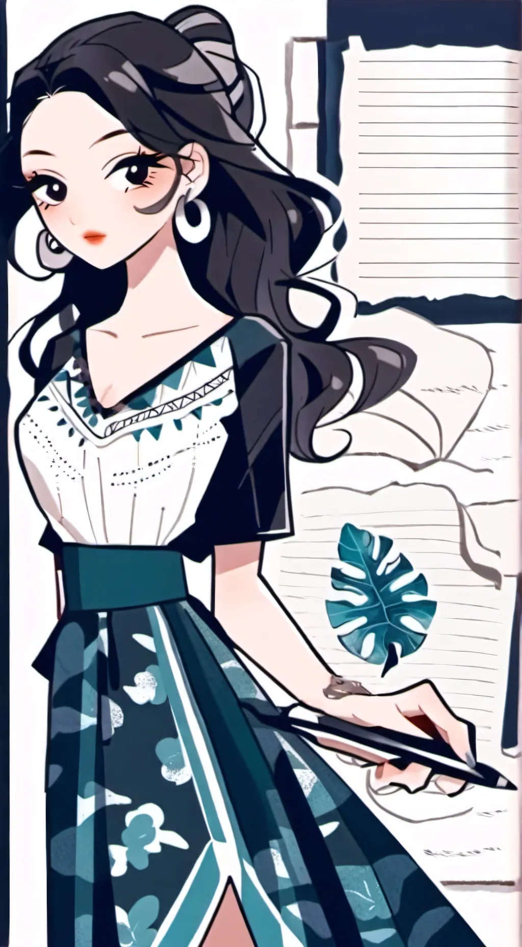 ai character: Mary Ramos background