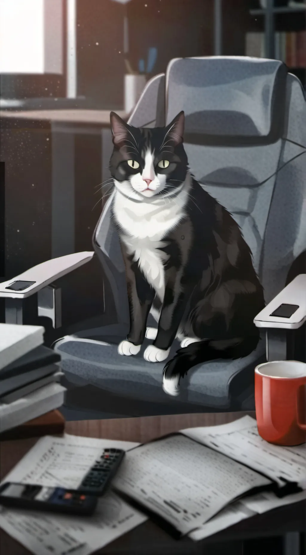 ai character: my cat background