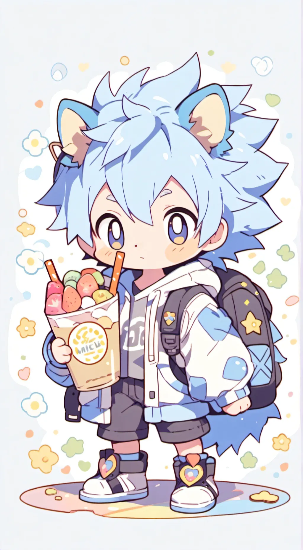 ai character: Sunky background