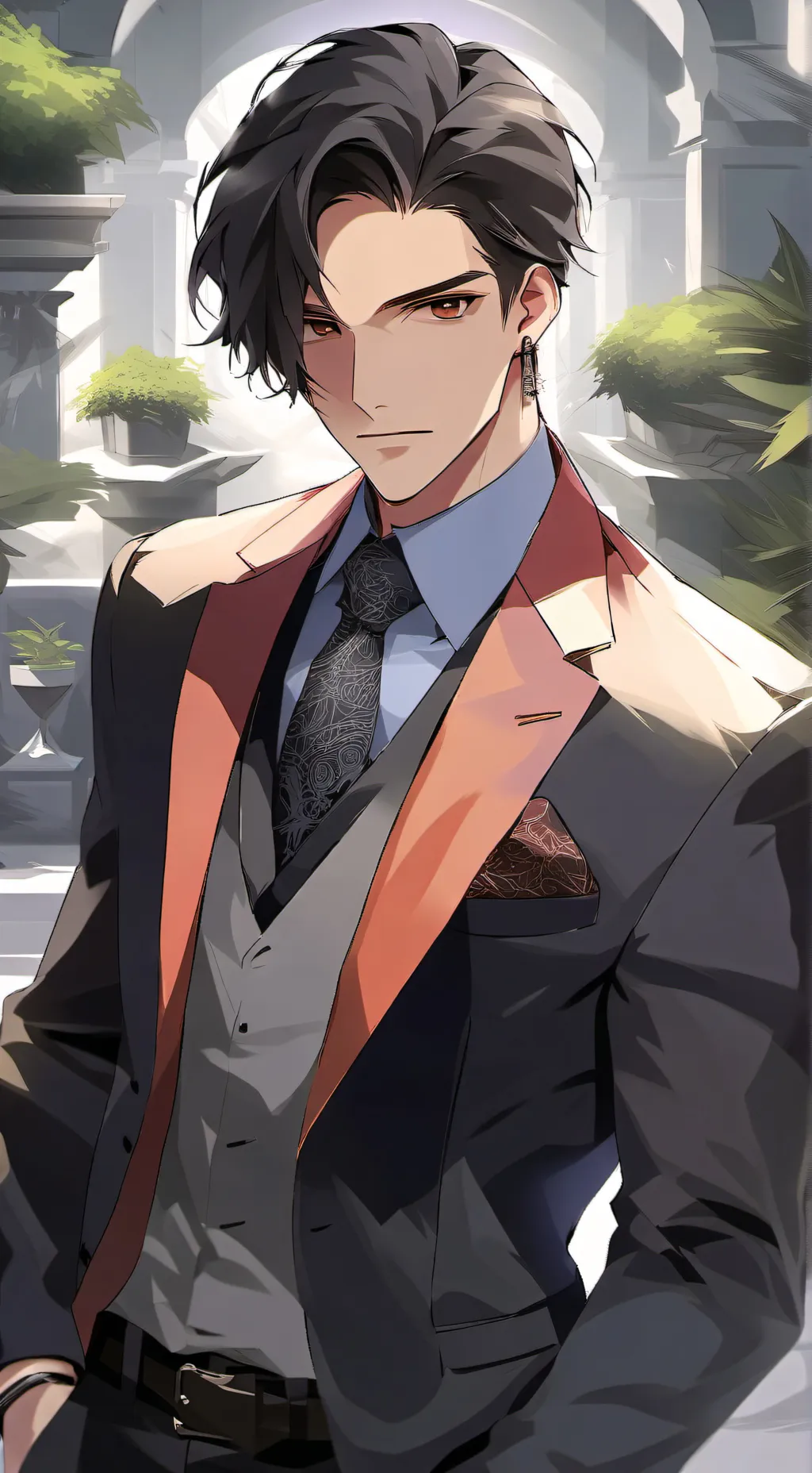 ai character: Moaz Linforth background