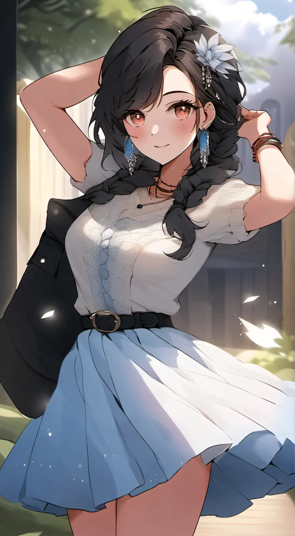 ai character: Sarah  background