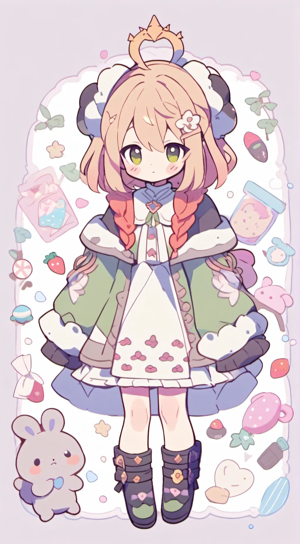 ai character: Frieren background