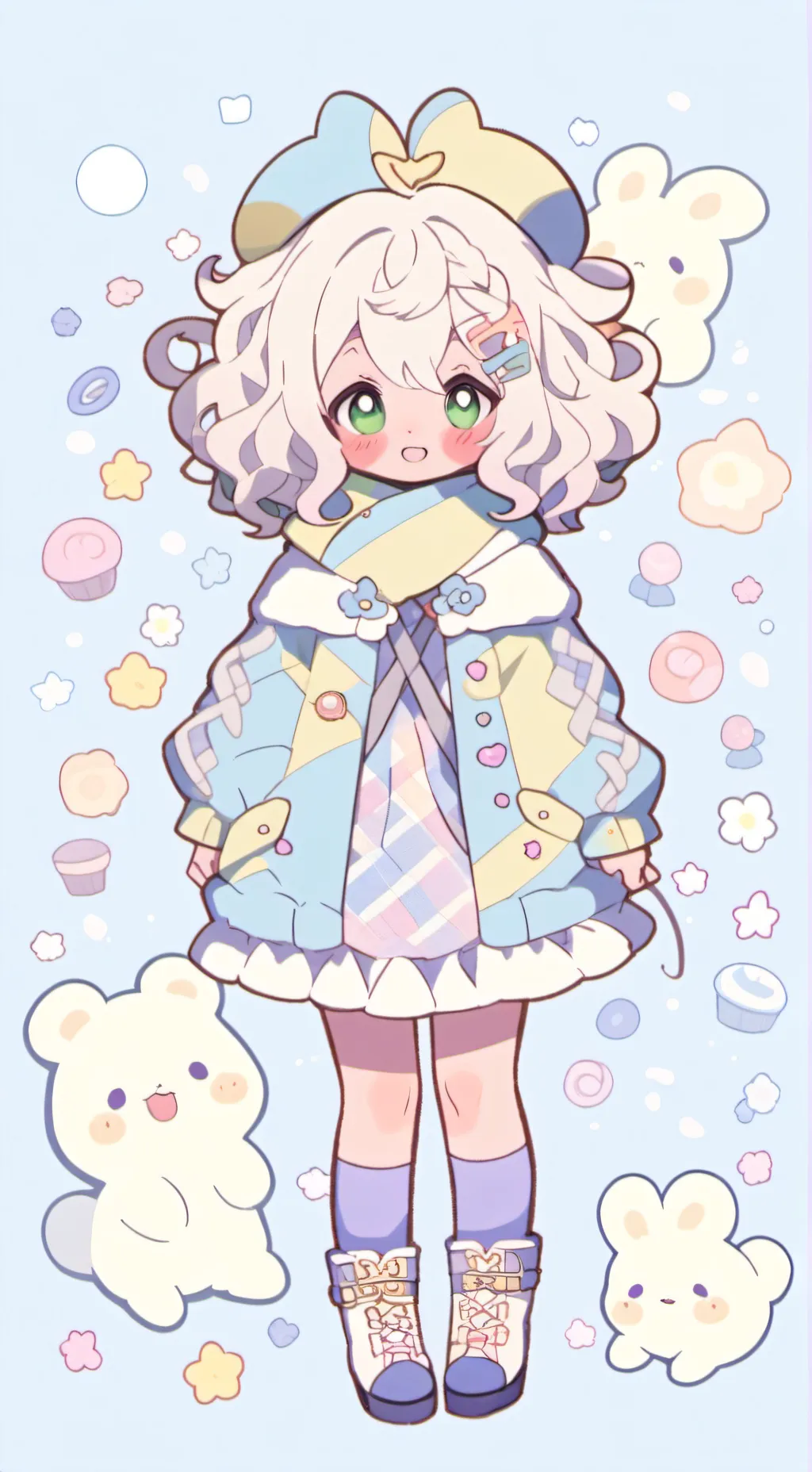 ai character: Mary Jane ￼ background